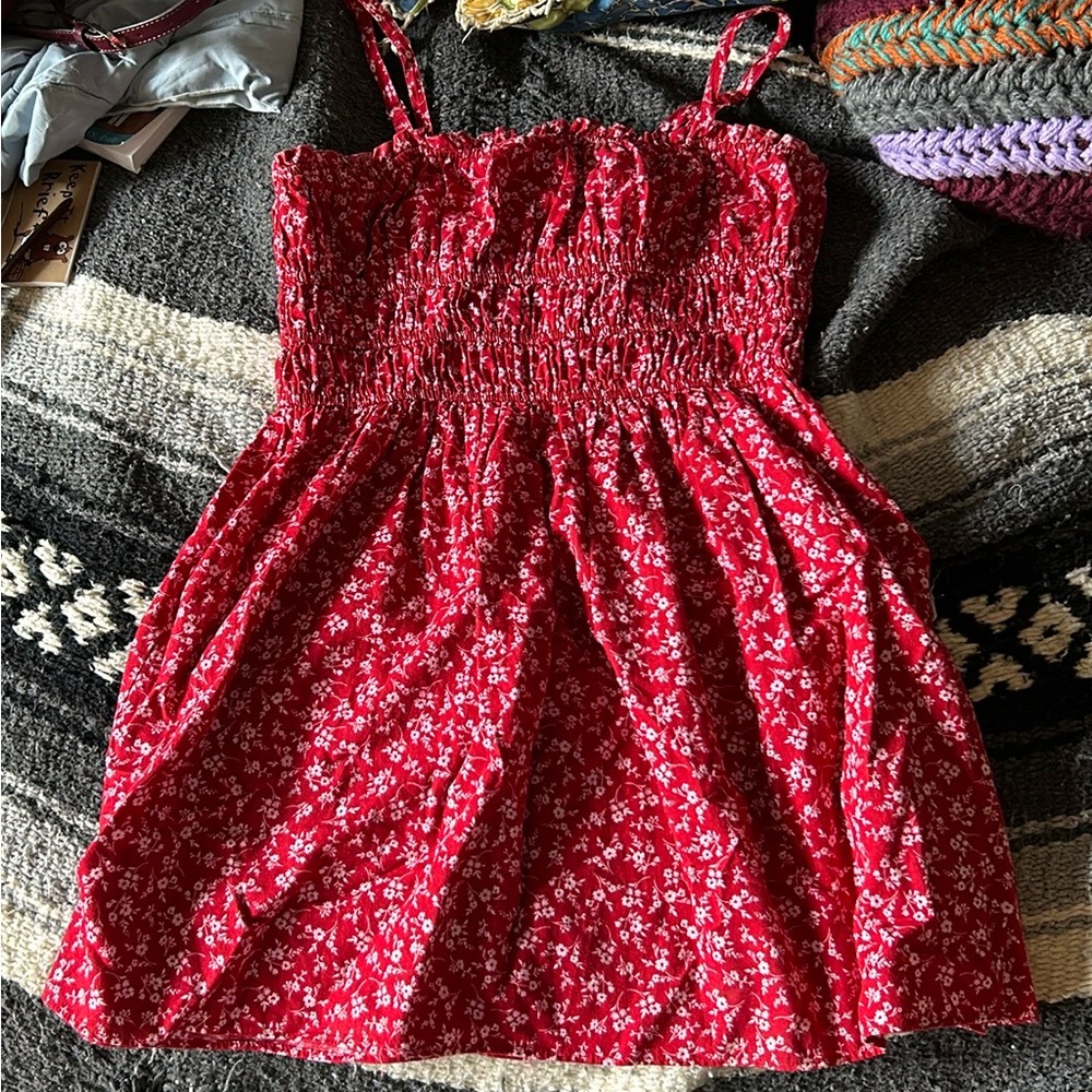 Red Floral Sundress | Wild Fable